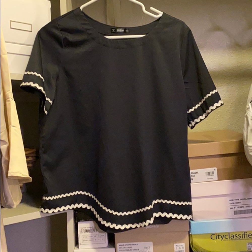 Navy Blouse.